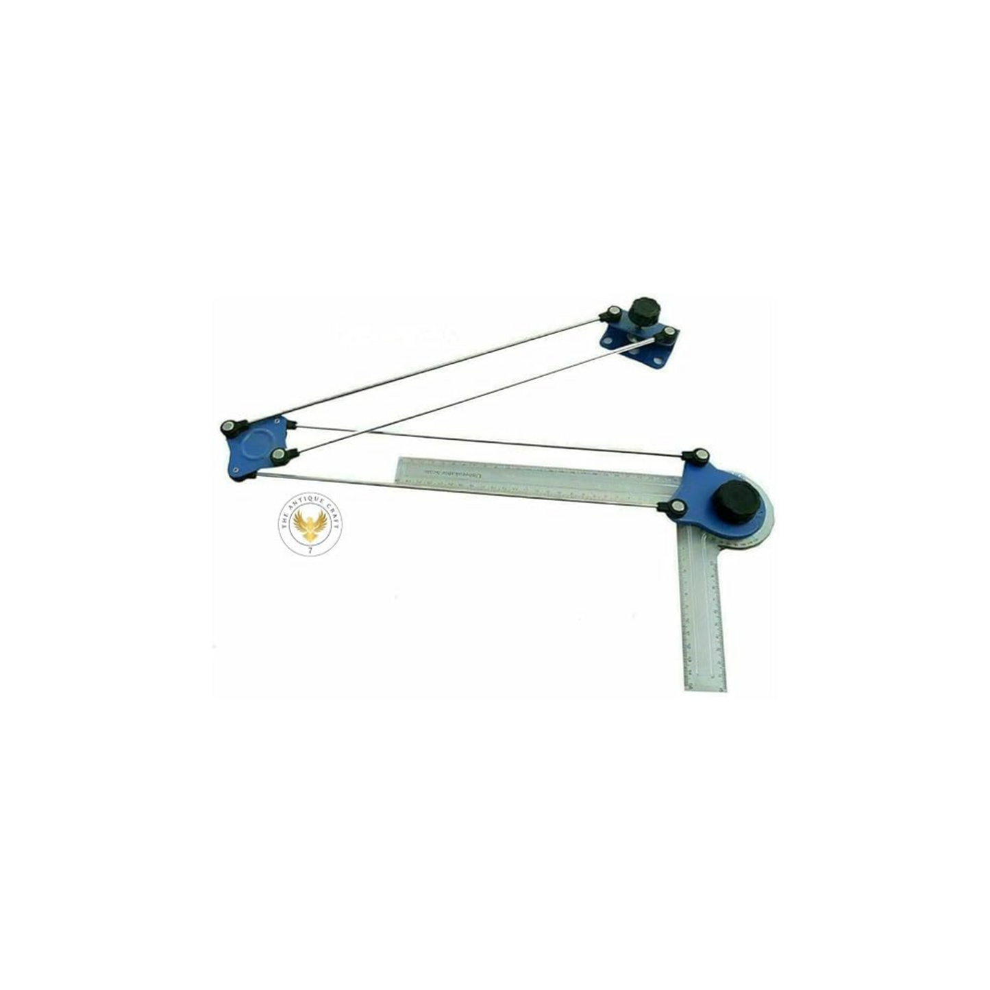 Mini Drafter with Cover – Vintage Drafting Arm Machine for Engineering Students (Blue)