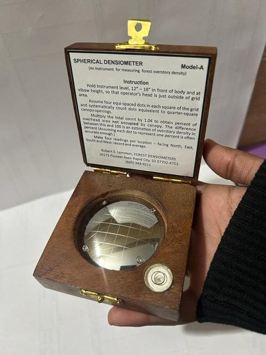 Convex Spherical Crown Densiometer – Essential Forestry Tool for Scientists & Collectors