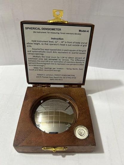 Convex Spherical Crown Densiometer – Essential Forestry Tool for Scientists & Collectors