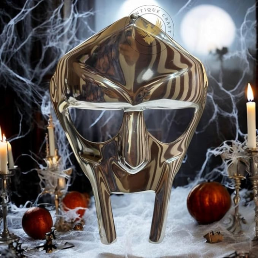 MF DOOM Gladiator Mask – Roman Fantasy Helmet for Cosplay, Viking Costume, Movie Prop & Halloween Party