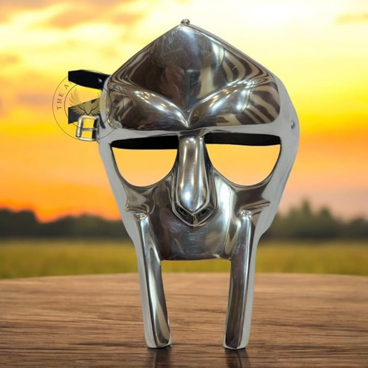 MF DOOM Gladiator Mask – Roman Fantasy Helmet for Cosplay, Costume & Display Prop