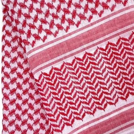Tactical Shemagh Keffiyeh Scarf – 100% Cotton Desert Head & Neck Wrap for Men & Women
