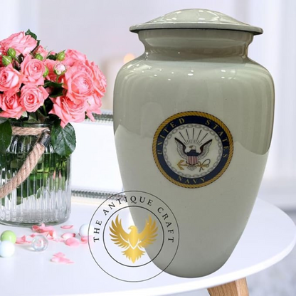 Keepsake Large Adult Cremation Urn – Handcrafted Hummingbird Design with Velvet Bag