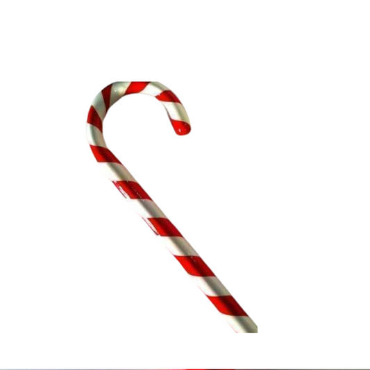 Santa Candy Cane Walking Stick – Christmas Walking Cane for Holiday Costume & Decor