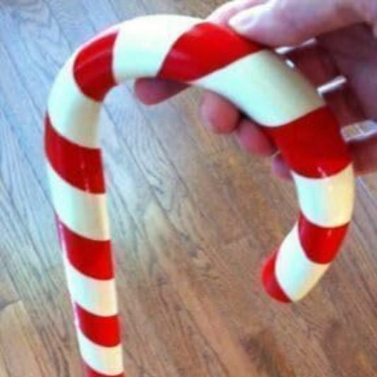 Santa Candy Cane Walking Stick – Christmas Walking Cane for Holiday Costume & Decor