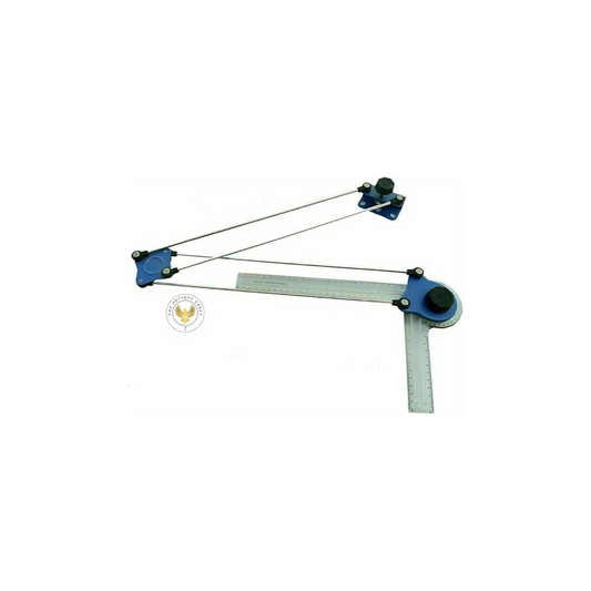 Mini Drafter with Cover – Vintage Drafting Arm Machine for Engineering Students (Blue)