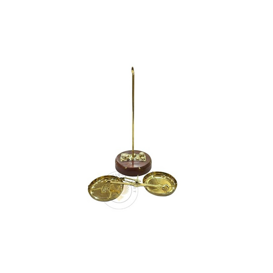 Vintage Brass Weighing Scale – Traditional Goldsmith Tarazu Showpiece & Law Justice Decor