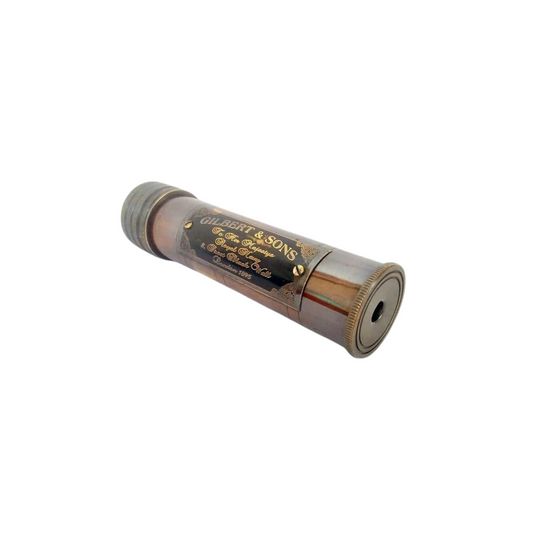Vintage Brass Kaleidoscope – Handmade Nautical Gift by Gilbert & Sons | Antique Toy for Kids & Collectors