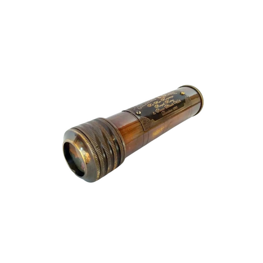Vintage Antique Brass Kaleidoscope – Handmade Nautical Gift by Gilbert & Sons for Kids & Collectors
